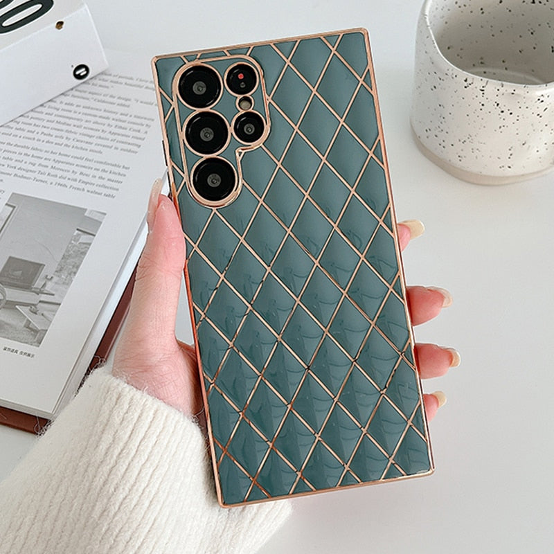 Diamond Plating Capas de Telemóvel